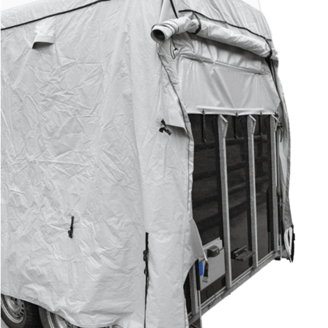 Paardentrailer afdekhoes 370x190x250cm. (1)