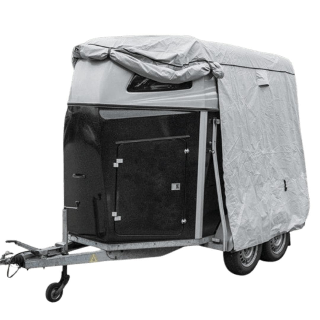 Paardentrailer afdekhoes 370x190x250cm.