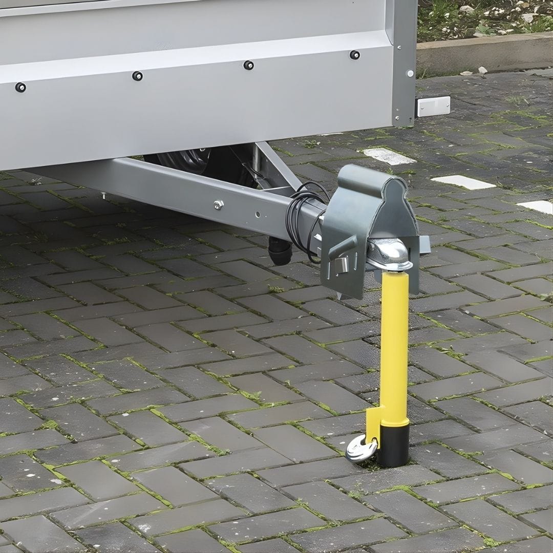 Parkeerpaal aanhanger, 50mm kogel, 750mm hoog (2)