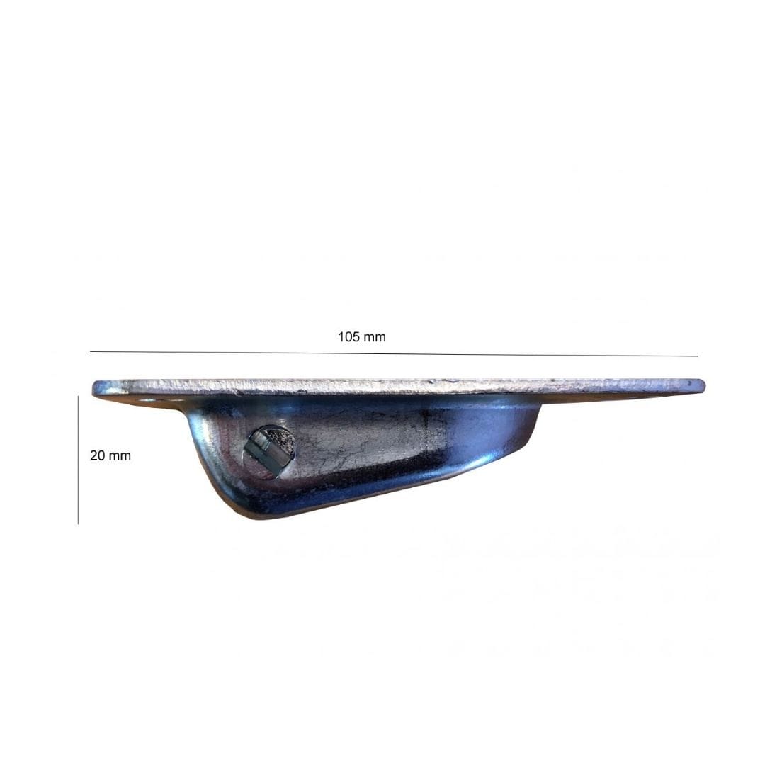 Sjoroog enkel veer 105x105mm.RVS (2)