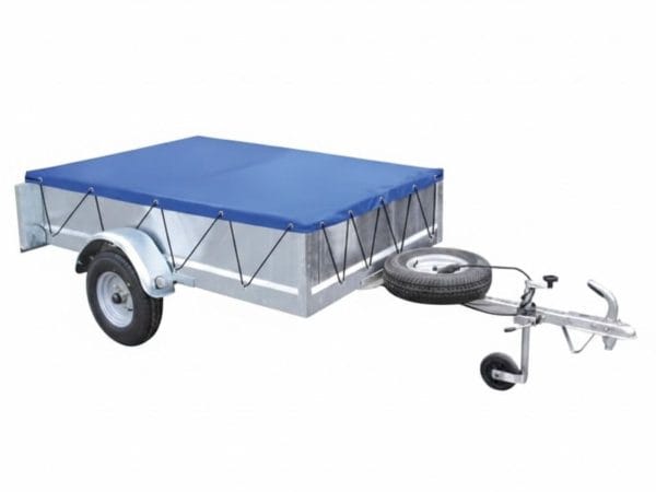 Zeil aanhangwagen met elastisch touw,  2080x1145x50 mm.